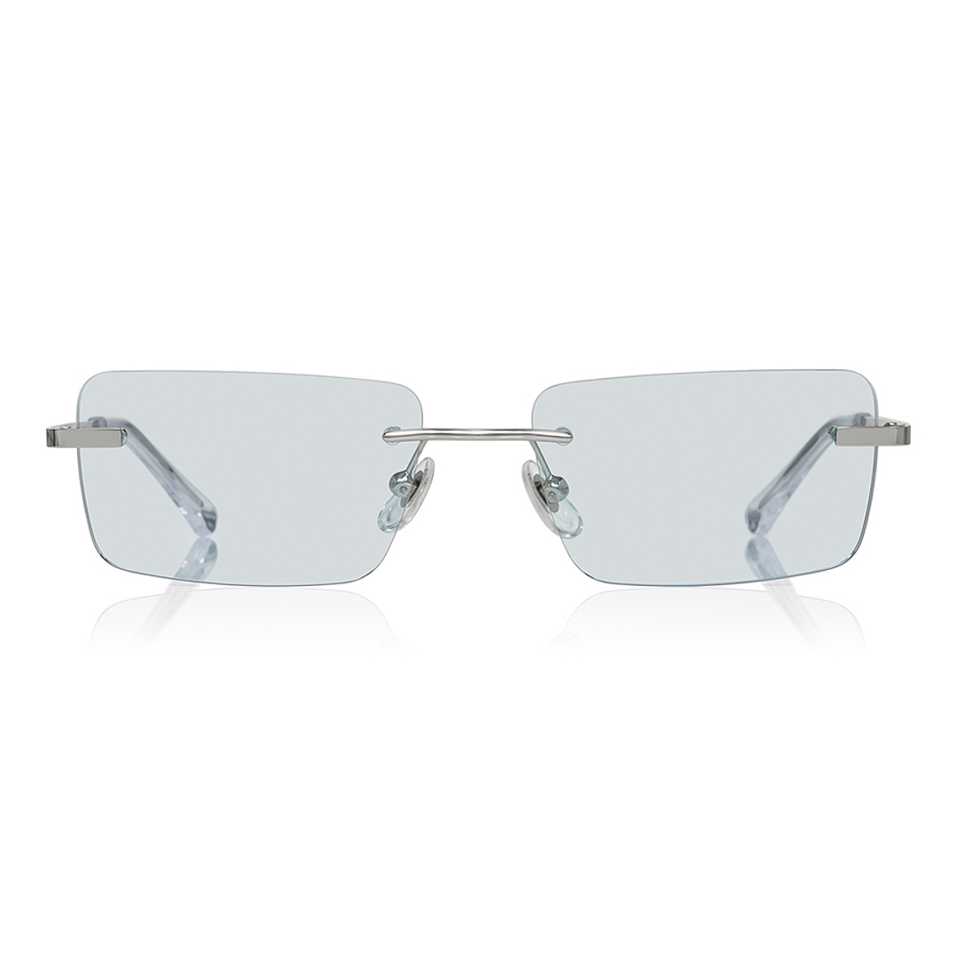OWNDAYS | SUN Silver Full Rim Square left side